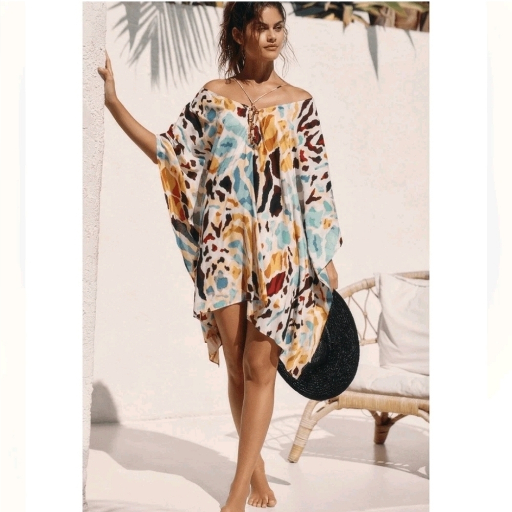 Anthropologie Printed Coverup Tunic